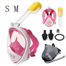 Load image into Gallery viewer, Face Snorkeling Mask